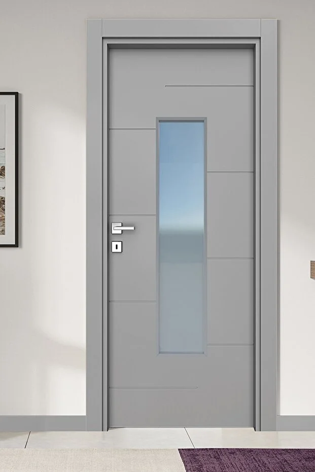 MELAMİN KARİZMA LORAS BEŞ CAMLI ODA KAPISI, 76/204/9-13 CM